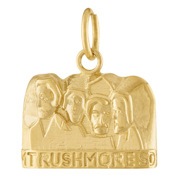Mount Rushmore 14K Gold Charm