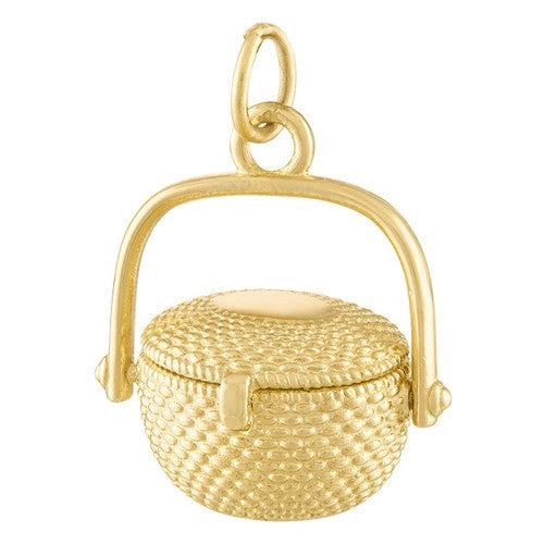 Nantucket Basket 14K Gold Charm