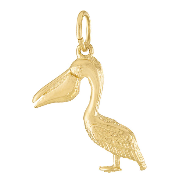 Pelican 14k Gold Charm