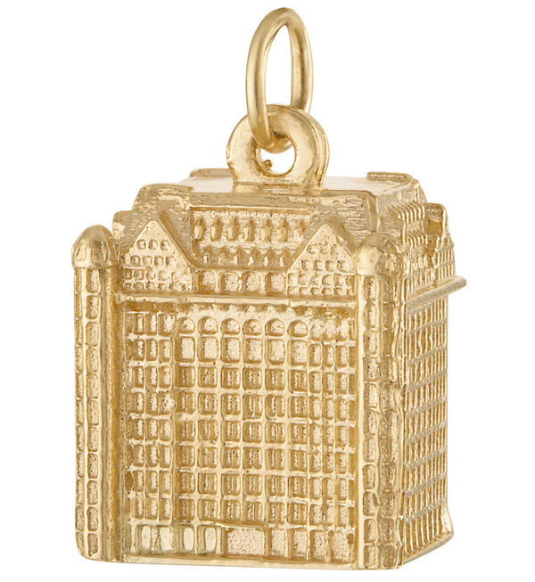 Plaza Hotel 14K Gold Charm