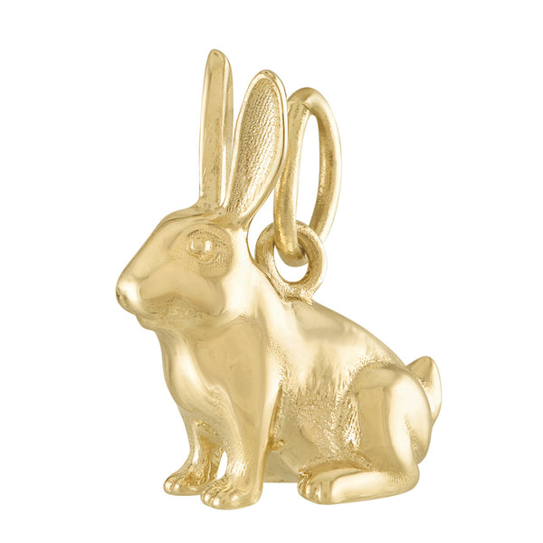 Bunny 14k Gold Charm