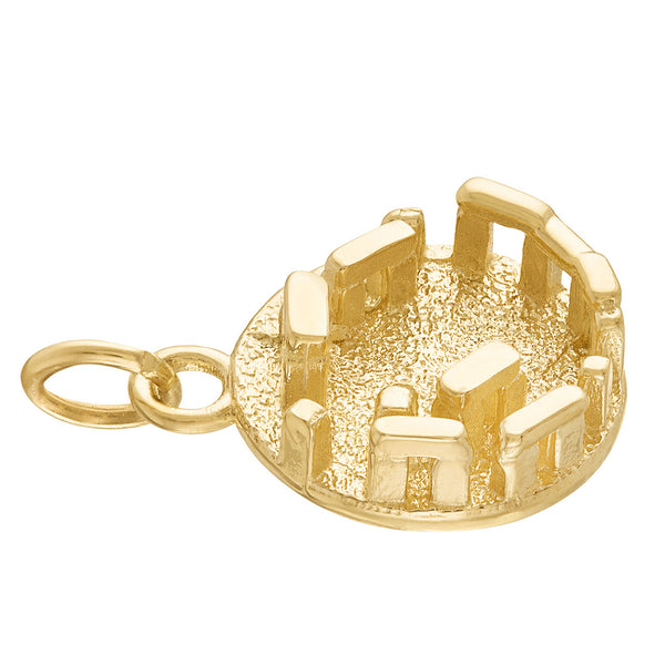 Stonehenge 14K Gold Charm