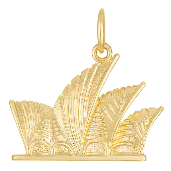 Sydney Opera House 14k Gold Charm