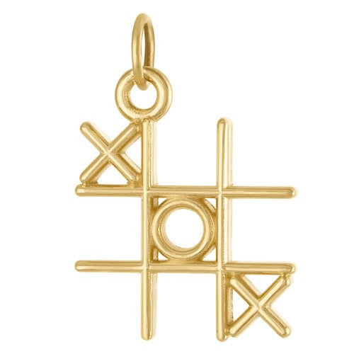 Kisses and Hugs 14K Gold Charm