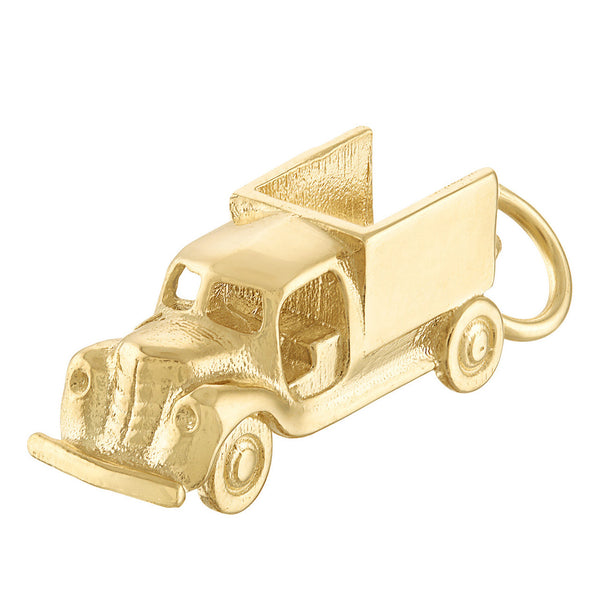 Pickup Truck 14k Gold Charm