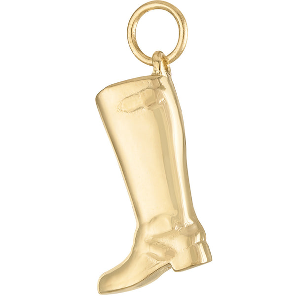 Riding Boot 14K Gold Charm