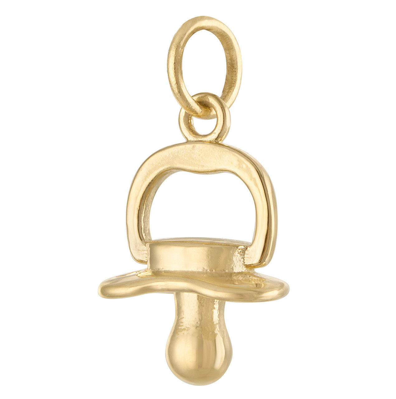 Pacifier 14K Gold Charm Charmco 14k Solid Gold Charms