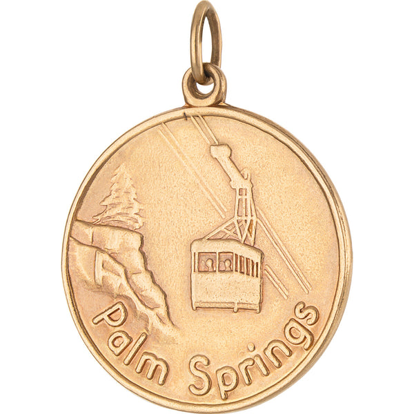 Vintage Palm Springs 14K Gold Charm