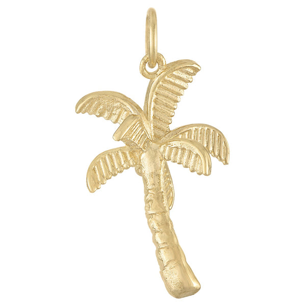 Palm Tree 14K Gold Charm