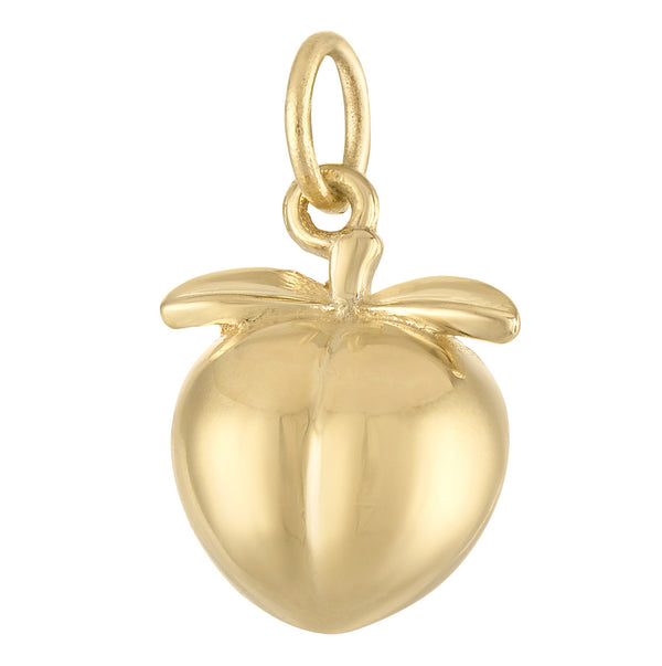 Peach 14K Gold Charm