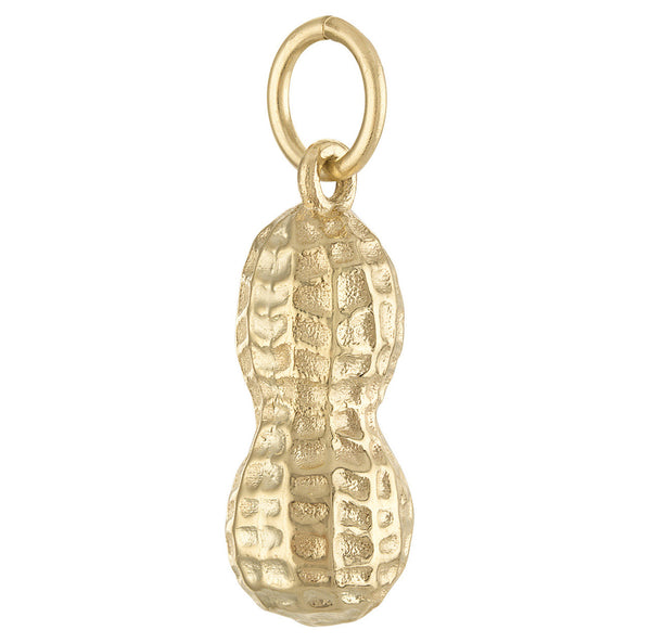 Peanut 14K Gold Charm