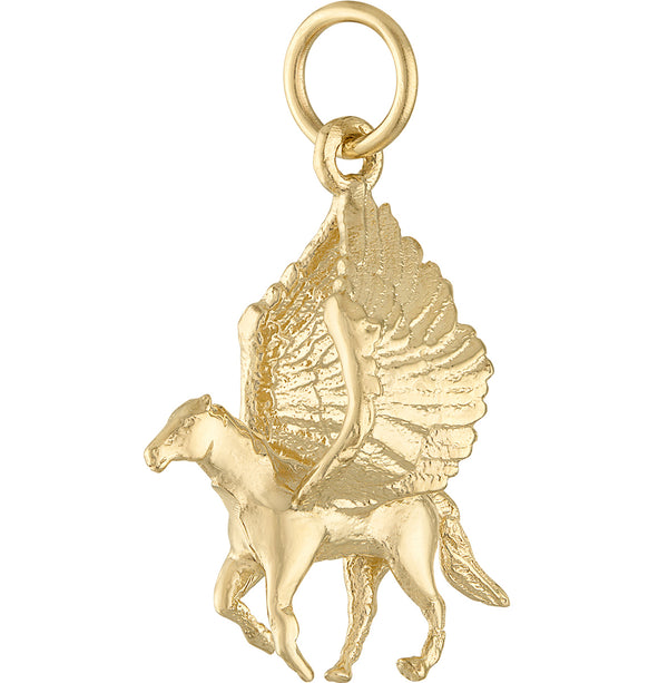 Pegasus 14K Gold Charm