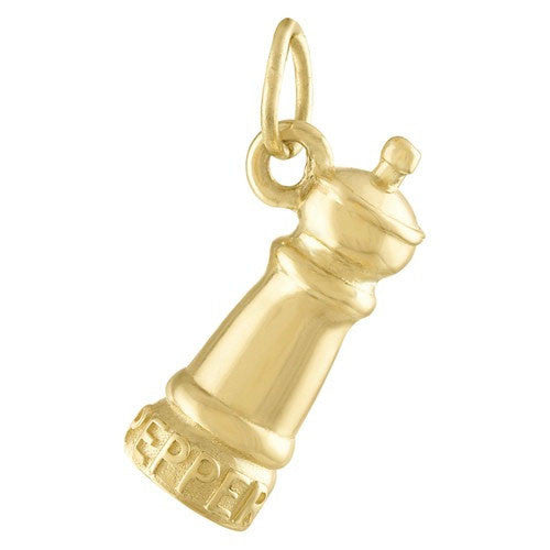 Pepper Grinder 14K Gold Charm