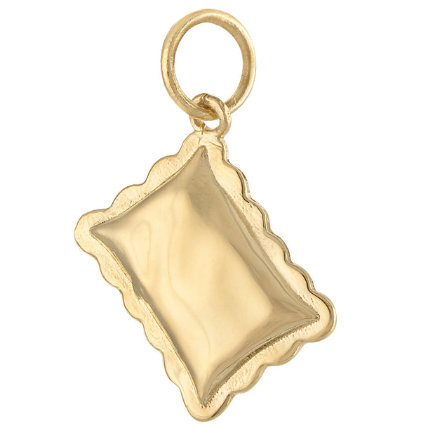 Pillow 14K Gold Charm