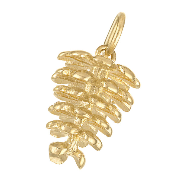 Pine Cone 14K Gold Charm