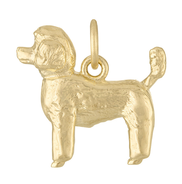 Poodle 14K Gold Charm