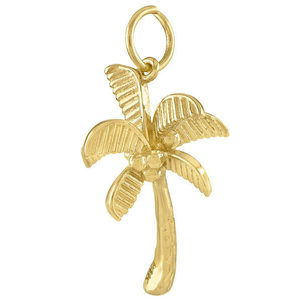 Palm Tree 14K Gold Charm