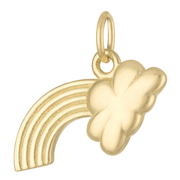Rainbow 14k Gold Charm