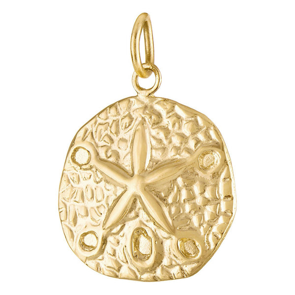 Sand Dollar 14K Gold Charm