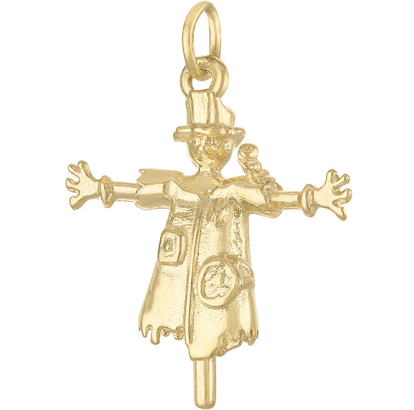 Scarecrow 14k Gold Charm
