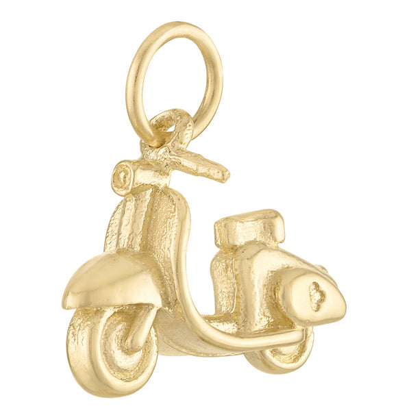 Scooter 14K Gold Charm