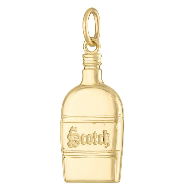 Scotch Whiskey 14K Gold Charm