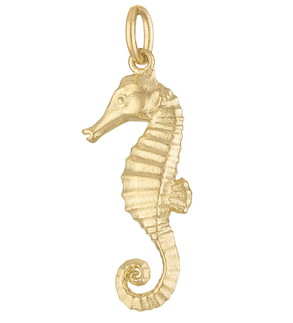 Seahorse 14k Gold Charm