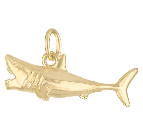 Shark 14K Gold Charm
