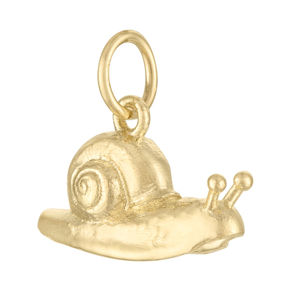 Snail 14K Gold Charm