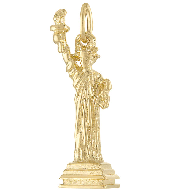 Statue of Liberty 14K Gold Charm