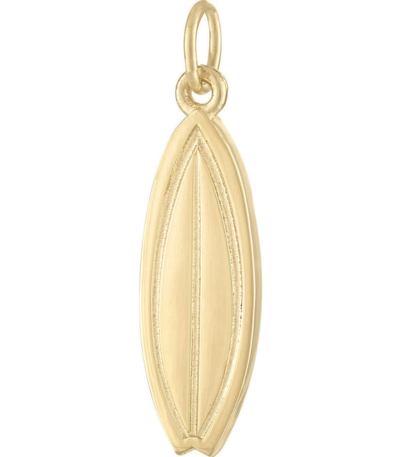 Surfboard 14K Gold Charm