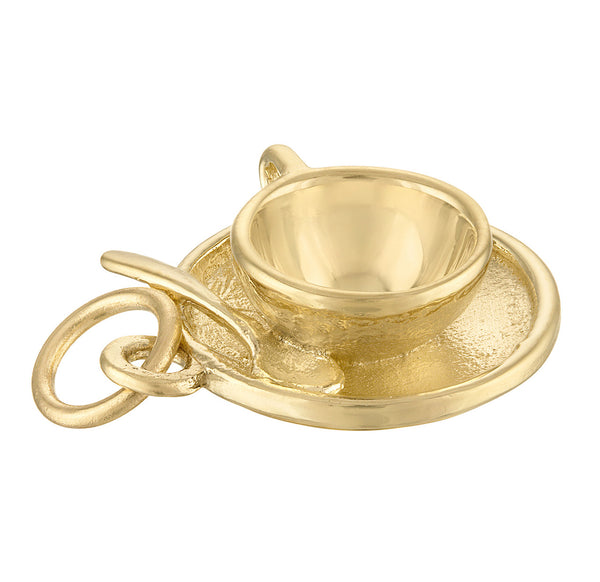 Teacup 14K Gold Charm