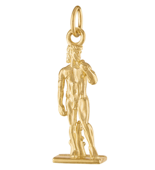 Michaelangelo's David 14K Gold Charm