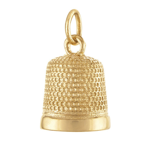 Thimble 14k Gold Charm