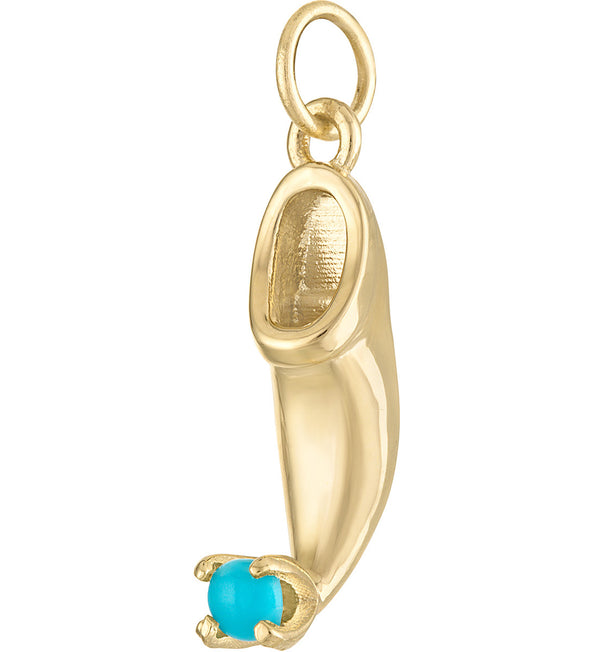 Turkish Slipper 14K Gold Charm