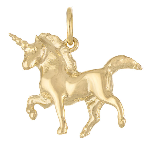 Unicorn 14K Gold Charm