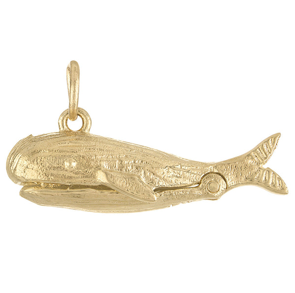 Jonah and the Whale 14k Gold Charm