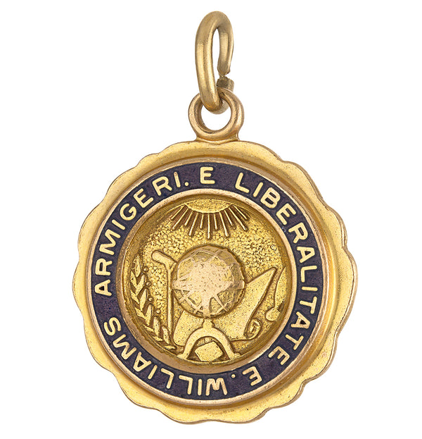 Vintage Williams College 10K Gold Charm