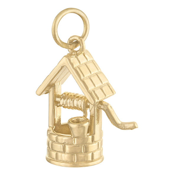 Wishing Well 14K Gold Charm