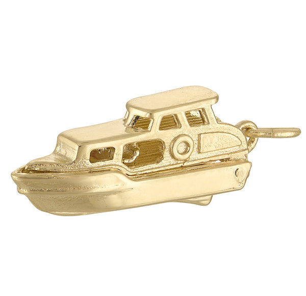Sailing Yacht 14K Gold Charm