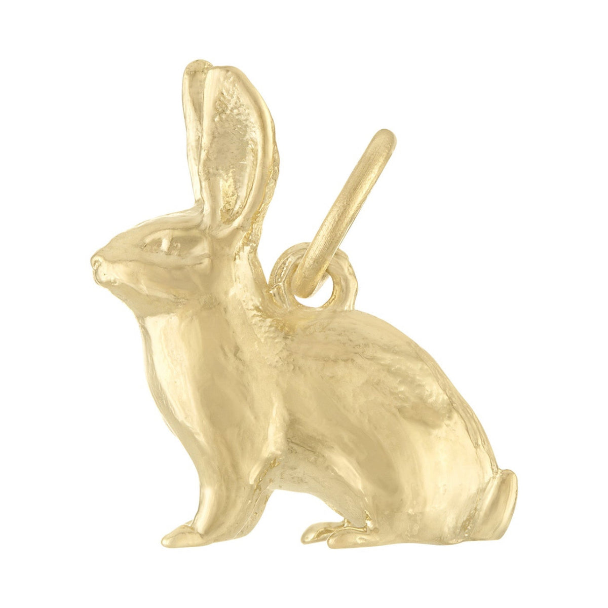 Bunny 14k Gold Charm | Charmco | 14k Solid Gold Charms