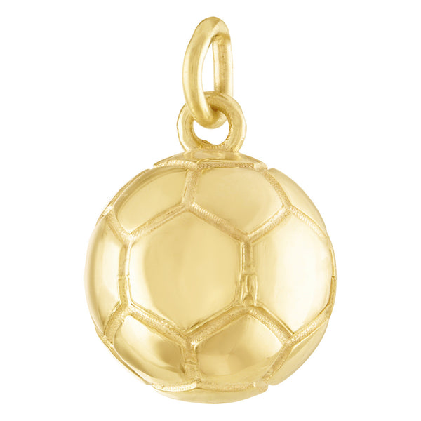 Soccer Ball 14K Gold Charm Charmco 14k Solid Gold Charms - Main Image